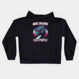 More Dragons Less People Kids Hoodie